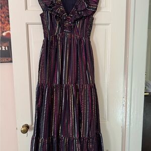 Roller Rabbit Elegant Multicolor Striped Women's Dress, Sz XS. Work only once!